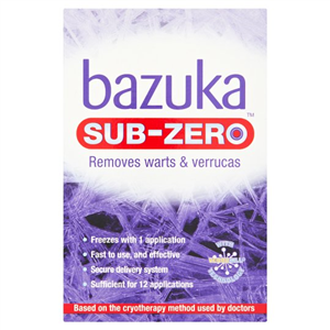 Bazuka Sub Zero Warts And Verucca 50Ml