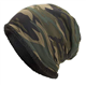 Mens Fleece Lined Thermal Camouflage Beanie Hat Army Military Airsoft Winter Camo