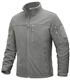 TACVASEN Windproof Jacket Mens Fleece Winter Jackets Thermal Coats Work Jackets Fleece Tactical Military Jackets Light Grey