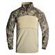 XFLHXY Men's Tactical Combat Shirt, Long Sleeve Camo Shirts, Lightweight Paintball Stretch Base Layer Top(Jungle Python,4XL)