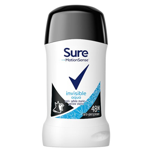 Sure Women Invisible Aqua Stick Antiperspirant Deodorant 40Ml