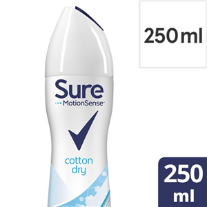 Sure Women Cotton Dry Antiperspirant Deodorant 250Ml