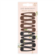 Leo Bancroft Curl Clips Dark Hair 10 Pack