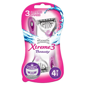 Wilkinson Sword Xtreme 3 Beauty Disposable Razors 4 Pack