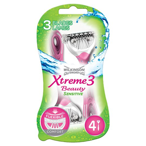 Wilkinson Sword Xtreme 3 Beauty Sensitive Disposable Razors 4 Pack