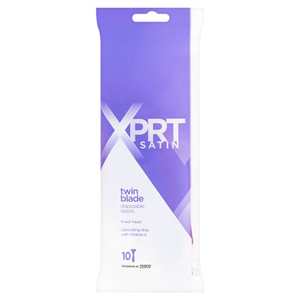 Xprt. Satin Twin Blades Disposable Razor 10 Pack