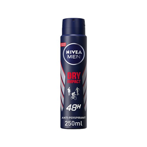 Nivea Men Dry Impact Antiperspirant Deodorant 250Ml