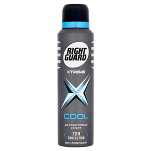 Right Guard Xtreme Silver Cool Impact Antiperspirant Deodorant 150Ml