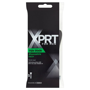 Xprt. For Men 3 Blade Disposable Razors 5 Pack