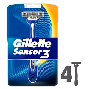 Gillette Sensor 3 Disposable Razors 4 Pack