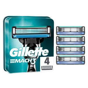 Gillette Mach 3 Razor Blades Refill 4 Pack