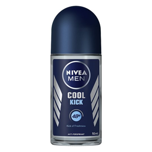 Nivea Men Cool Kick Antiperspirant Deodorant Roll On 50Ml