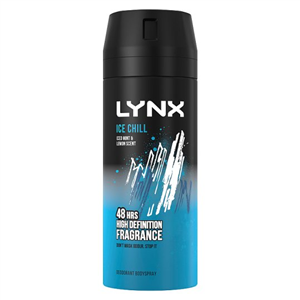 Lynx Ice Chill Deodorant & Body Spray For Men 150Ml