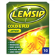 Lemsip Cold And Flu Lemon Sachets X 10