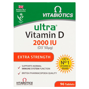 Vitabiotics Ultra Vitamin D3 2000Iu 96 Tablets