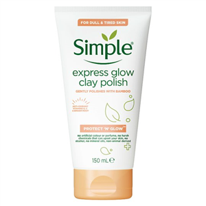 Simple Protect & Glow Express Glow Clay Polish 150Ml