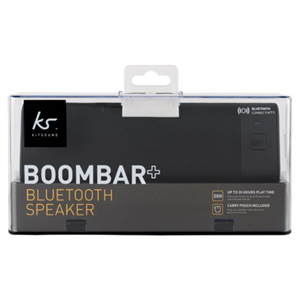 Kitsound Boombar Plus Wireless Speaker Black