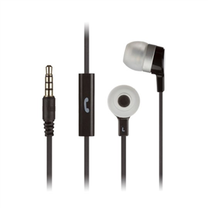 Kitsound Mini Earphones With Mic Black