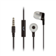 Kitsound Mini Earphones With Mic Black