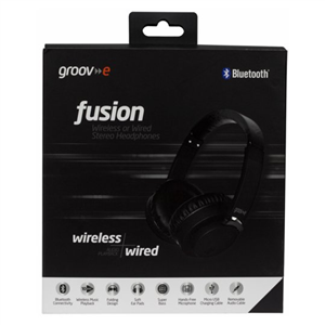 Groov-E Fusion Bluetooth Earphones Black