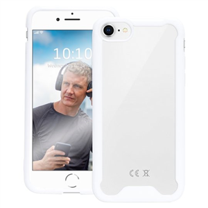 Groov-e iPhone 6/7/8 Clear Case Edge White
