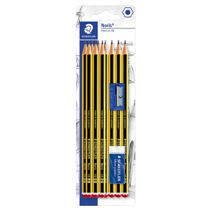 Staedtler 10Hb Noris Pencils W/ Eraser/Sharpener