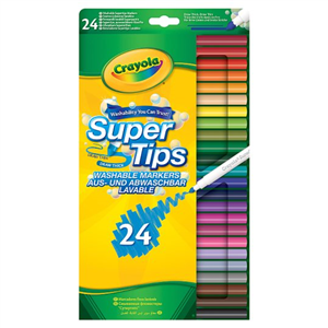 Crayola Supertips 24 Pack