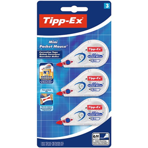 Tipp-Ex Mini Pocket Mouse 3 Pack