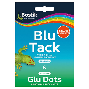 Bostik Blu Tack And Glu Dots Combination Pack