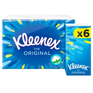 Kleenex Original Pocket Pack Tissues 6 Pack