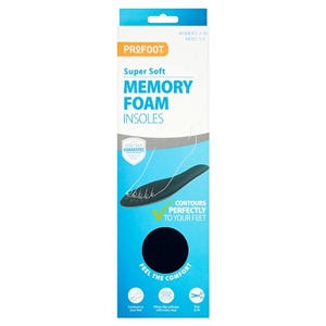 Profoot Memory Foam Insoles One Size