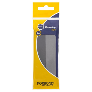 Twinpack Hemming Tapeblack/Grey