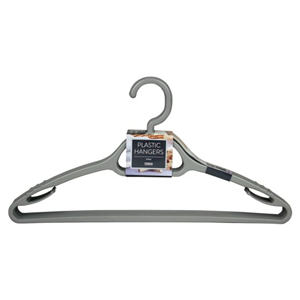 Tesco Hangers 6 Pack Grey