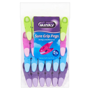Minky Sure Grip Pegs 24 Pack