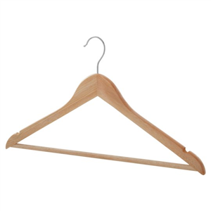 Tesco 3 Pack Wooden Hanger