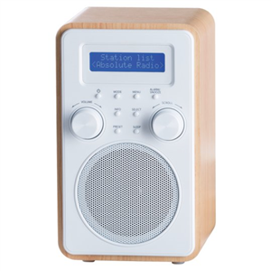 Dab And Fm Wooden Radio