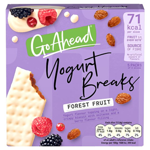Go Ahead Forest Fruit Yogurt Breaks Bars 5 Pack 177G