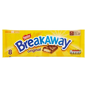 Nestle Breakaway Milk Chocolate Biscuit 8 Pack 152.8G