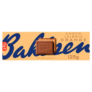 Bahlsen Leibniz Chocolate Orange Biscuits 125G