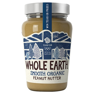 Whole Earth Organic Smooth Peanut Butter 340G