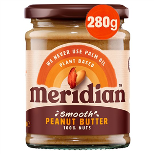 Meridian Peanut Butter Smooth 100% Nuts 280G