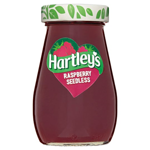Hartleys Best Raspberry Jam Seedless 340G