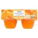 Tesco Orange Flavoured Jelly & Mandarin Pieces 4X120g