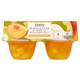 Tesco Tropical Flavour Jelly Peach&Pear Pieces 4X120g