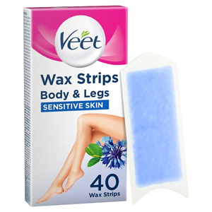 Veet Sensitve Wax Strips 40 Pack