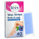 Veet Sensitve Wax Strips 40 Pack