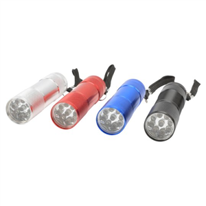 Tesco 9 Led Metal Mini Torch