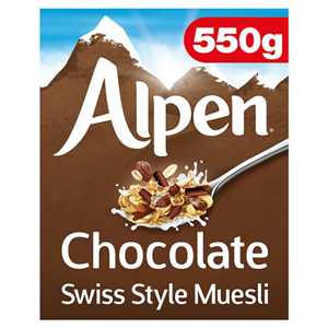 Alpen Chocolate Swiss Style Muesli 550G