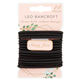 Leo Bancroft Snagfree Hairbands Black 14 Pack