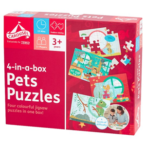 Carousel 4 In A Box Puzzle Assorted